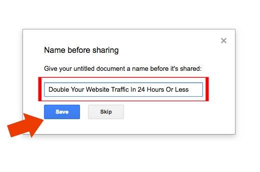 google docs name google docs name